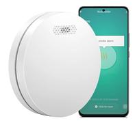 Aroha Smart Connect Rilevatore di Fumo WiFi - Batteria da 10 Anni, Sensore Fumo WiFi Con App Tuya & Smartlife - Allarme Anticendio