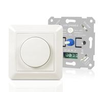 Aroidful Interruttore dimmer a LED, 220 V-240 V, dimmer per lampade a LED, 5 W-400 W, dimmerabile, interruttore dimmerabile, protezione sicura, nessun rumore
