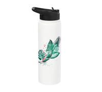 Aroids Flora Aroideae Piante Botaniche Aroidee Stainless Steel Insulated Water Bottle