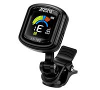 AROMA Accordatore per Chitarra a Clip Ricaricabile Accordatore Cromatico per Chitarra, Basso, Ukulele, Violino, Mandolino