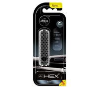 AROMA CAR Profumatore POLY HEX Black - Deodorante per auto da bocchette d'aria