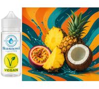 Aroma concentrato ananas maracuja cocco - vegano - Sasami - 100ml