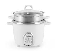 Aroma Housewares NutriWare 14-Cup (Cooked) Digital Rice Cooker and Food Steamer, Bianco