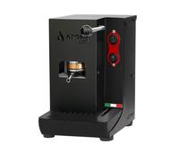 Aroma Lite Macchina Espresso Cialde ESE 44 mm Pressacialda Ottone | Colore Nero, Serbatoio Vetro, Espresso Cremoso Come al Bar, Piccola, Silenziosa, Made in Italy Casa e Ufficio