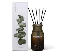Aroma Naturals Diffusore a bastoncini da 180ml, Progettazione delle bottiglie di latte Fragranza per interni domestici a lunga durata, adatto a varie occasioni (Legno di sandalo)