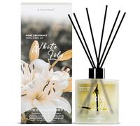 Aroma Naturals Reed Diffuser 100ml, Fragranza interna da casa di lunga durata, doni di diffusori di canna fissati per le donne, Lily Bianco