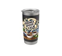 AROMA SPOON CALM Assaggio calmo del caffè Bicchiere termico in acciaio inox doppia parete