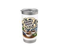 AROMA SPOON CALM Assaggio calmo del caffè Bicchiere termico in acciaio inox doppia parete