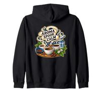 Aroma Spoon Calm Assaggio calmo del caffè Felpa con Cappuccio