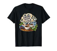 Aroma Spoon Calm Assaggio calmo del caffè Maglietta