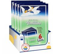 Aroma Vanillina per Dolci in Bustine 6 x 3 g - Ideale per Torte, Biscotti e Dessert - Variazioni 4/8/12 Pezzi (12 PEZZI)