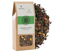 Aromantra x Mary Rose Sahasrara 50 g - Tisana verde energizzante per il chakra della corona, Yunnan, spezie e fiori, supporta l'intuizione e la saggezza interiore, 100% naturale
