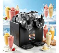 aromaoveite Granitore,Sorbettiera,Schermo Touchscreen Intelligente, 7 Programmi Preimpostati, per Preparare Frullati per Bambini O Cocktail per Adulti, Pulizia Automatica con Un Solo Pulsante Black