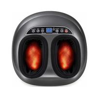 aromaoveite Massaggiatore Piedi Elettrico,Display LED,Avvio 1 Tocco,Doppio Comando Black
