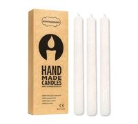 Aromasenses | Candele Fatte a Mano | Confezione da 3 | Candele profumate da 2 cm x 20 cm | Naturali, Atossiche e Fatte a Mano | Lunga Durata per il Relax | Originali | Candele di Sale e Ruta