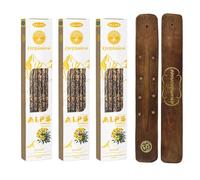 Aromasenses - Incenso delle Alpi Ullas : Incenso naturale ed ecologico al 100% : Aromaterapia con erbe alpine : Incenso organico : Incenso organico (3, Primavera)