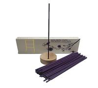 Aromasenses | Incenso Giapponese Luna - 50 Bastoncini + Porta-Incenso | 100% Naturale | Fatto a Mano | Intuizione | Pace Interiore | Sogni
