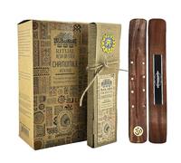 Aromasenses.- Incenso Sahumerio in resina rituale alla camomilla Banjara - Scatola completa con 8 scatole da 8 bastoncini ciascuna + 1 compressa Aromasenses - Fatto a mano - 100% naturale (CAMOMILA)