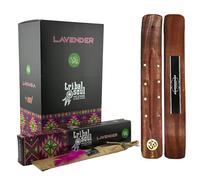 Aromasenses.- Incenso Tribal Soul alla Lavanda - 12 scatole da 16 Grammi Ciascuna - Aroma e Qualità Eccellente + 1 Tavoletta Aromasenses (Lavanda)