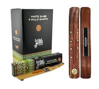 AROMASENSES Tribal Soul Incense - 12 scatole da 16 grammi ciascuna - Aroma eccellente e qualità suprema. (Palo Santo - Salvia bianca)