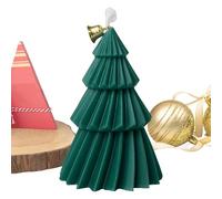 Aromaterapia di candela natalizia fatta per la fatta a mano in forma di albero, decorazione natalizia profumata, accogliente ornamento stagionale | Decorazione decorativa per la casa per complean