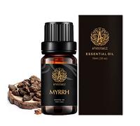 Aromaterapia Mirra Olio Essenziale, 100% Puro Olio Essenza di Mirra per Diffusore, Umidificatore, Massaggio, Terapeutico Grade mirra aromaterapia olio essenziale di fragranza 0,33oz-10ml