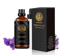Aromaterapia Violetta Olio Essenziale per Deodorante per Ambienti, 100% Puro Violetta Olio Essenziale per Fare Candele, 100ml Aromaterapia Violetta Olio per Diffusore, Puro Violetta Olio per Massaggi