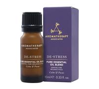 Aromatherapy Associates De Stress - Miscela di oli essenziali puri, 10 ml, 100% naturale, schiarente incenso, camomilla selvatica calmante, messa a fuoco petitgrain, adatto per atomizzatore diffuso