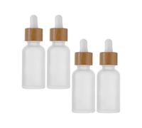 Aromatherapy Empty Bottle 4Pcs 30ml Glass Dropping Bottles Compact And Portable Perfect for Traveling Perfume Oil Storage Design