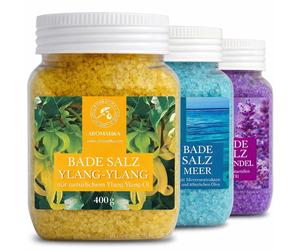 AROMATIKA Set Sali da Bagno Lavanda - Brezza Marina - Ylang-Ylang 1 St