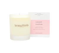 Aromaworks Light - Candela, 30 cl, basilico e lime, verde, viola