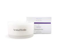 Aromaworks Soulful - Candela in cera di soia con 3 stoppini, aromi di incenso al franchincenso, bacca di ginepro e patchouli, per rilassarsi, chiarezza e tempo libero, naturale, vegano, cruelty free, grande 399,7 g