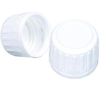 Aromhuset 20 tappi a vite in plastica PPP28 bianchi da 28 mm, per uso alimentare, a prova di manomissione, con guarnizione EPE200.