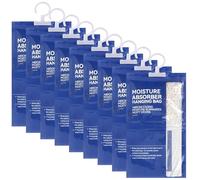 AROMUJOY Deumidificatore sospeso, deumidificatore per guardaroba, 9 confezioni da 100 g, sacchetto antimuffa, resistente all'umidità per cantina, camera da letto, lavanderia