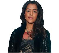 Arooj Aftab (Black Outfit) Half Body Buddy Cutout