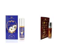 Aroosah & Love Apple Concentrated Perfume Oil Roll-On Combo Pack of 2 (6ml Each) | Long Lasting Alcohol-Free Attar for Men & Women