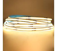 Arotelicht 5m Striscia LED COB Bianco Caldo 3000K 12V Nastri LED COB 320LEDs/m Nessun adattatore Dimmerabile Flessibile Strisce LED IP20 per Camera da Letto Cucina Decorazione Interni