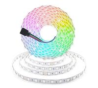 Arotelicht 5m Striscia LED RGB SMD5050 24V Nastri LED 300 Catena luminosa flessibile Striscia luminosa cambia colore Non impermeabile, tagliabile Strisce LED autoadesive per la decorazione di interni