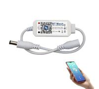 Arotelicht regolatore LED Bluetooth Striscia LED, colore bianco, con app controllata, sistema Android/iOS, per bianco caldo/bianco freddo/UV monocromatico, SMD 5050 3528 2835 COB LED