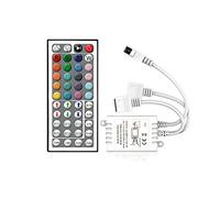 Arotelicht RGB Controller LED striscia di luce, controllore remoto, Telecomando a 44 tasti, oscuramento e miscelazione dei colori,striscia di luci LED 5V/12V/24V,（4 foro stenopeico, Telecomando IR
