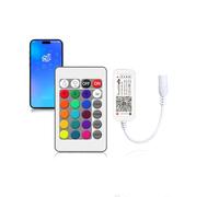 Arotelicht RGBW Controller LED striscia di luce, controllo tramite app/controllore remoto,controllo dimmer per sistema Android/iOS, striscia di luci LED,5V/12V/24V, RGBW(5 foro stenopeico)