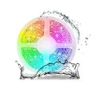 Arotelicht RGBW Striscia LED 5M, 5050SMD 300leds 24V RGB+Bianco Caldo Multi-Colored Tape Lights,IP65 Impermeabile, per Interne, Cucina, Camera, Sala