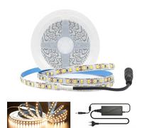 Arotelicht Striscia LED,600leds 2835SMD 5M Bianco caldo 3000K Nastri LED, Con alimentatore, IP20 Non impermeabile 12V Illuminazione Interni Cucina KTV Bar