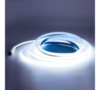 Arotelicht Striscia LED COB da 2m, 6000K, bianco freddo, 24V, 768LEDs, larghezza 5 mm, tagliabile, IP20, illuminazione interna per mobili, armadi, decorazioni fai da te