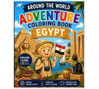 Around the World Adventure Coloring Book: Egypt