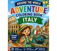 Around the World Adventure Coloring Book: Italy