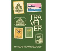 Around the World Bucket List Notebook Journal: 6" x 9", 200 pages. Perfect for documenting travel, vacation memories and trip planning: Bucket List ... 80 countries in dark green traveler design