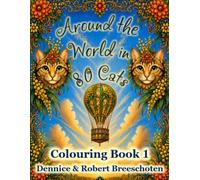 Around the World in 80 Cats Colouring Book 1