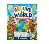 Around the world Kids activity book: A travel themed activity book for curious little kids, Coloring, Mazes, Word Search, Maps, Flags & Fun Facts from Different Countries