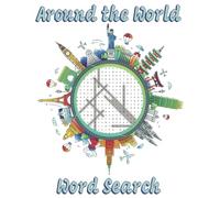 Around the World Word Search: Big Book of Large Print Travel-Themed Puzzles